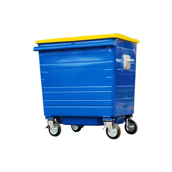 Outdoor Garbage Can With Lid And Wheels